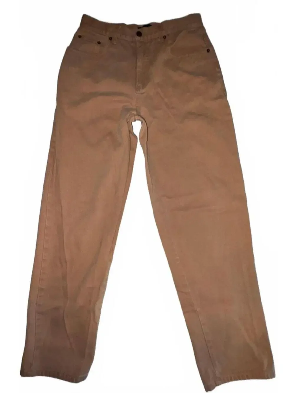 Woman's Vintage 1990's Tan -Bill Blass- Jeans, Easy-Fit. Size 10